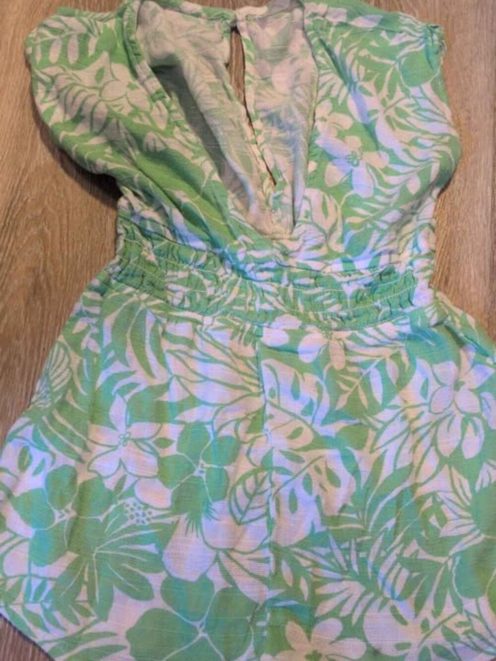 Abercrombie Kids Floral cover up Romper Size 9/10